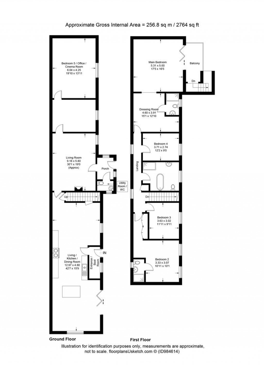Floorplans For Raleigh Road, Barnstaple