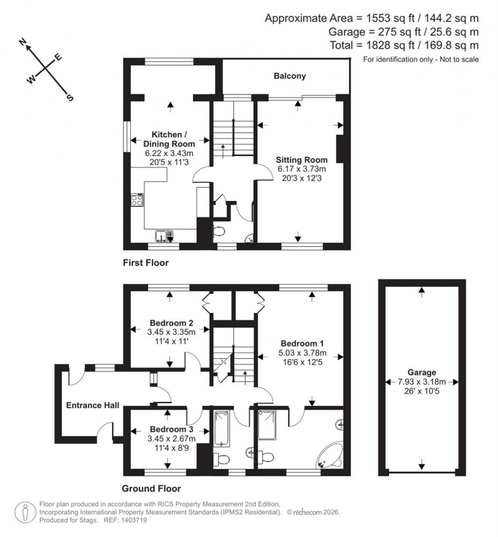 Floorplans For Meadow Close, Polruan, Fowey