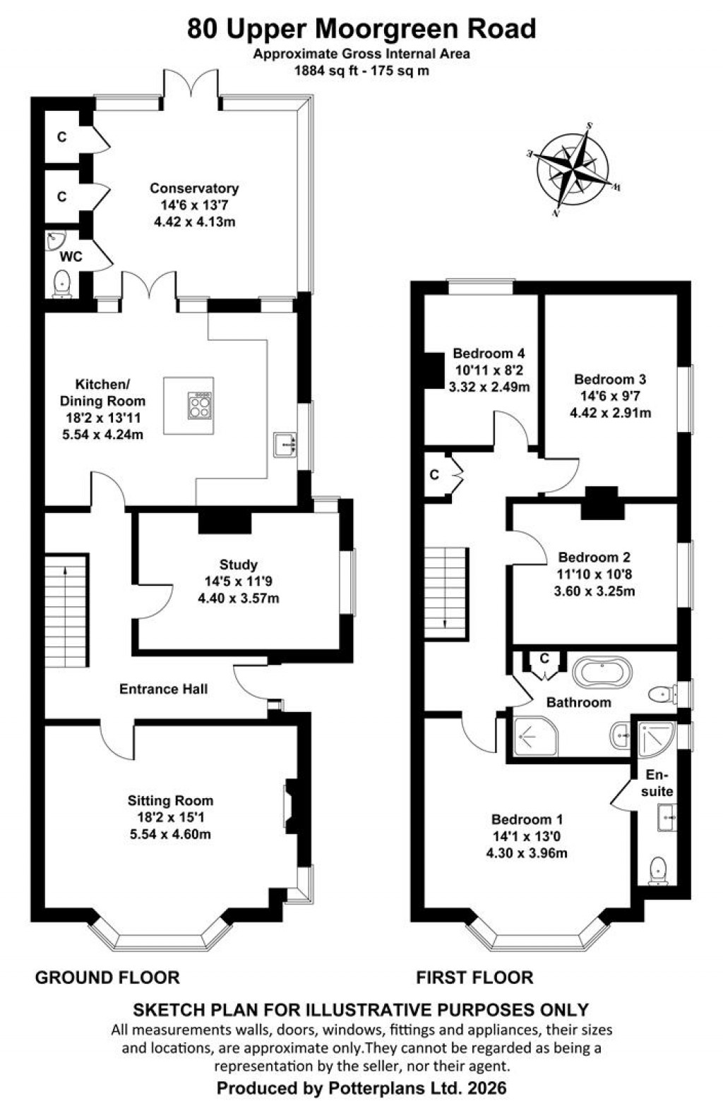 Floorplans For Cowes, Isle of Wight