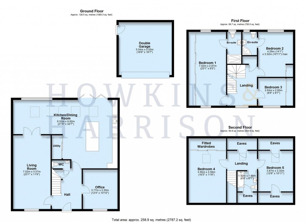 Floorplans For Market Mews, Market Bosworth, CV13