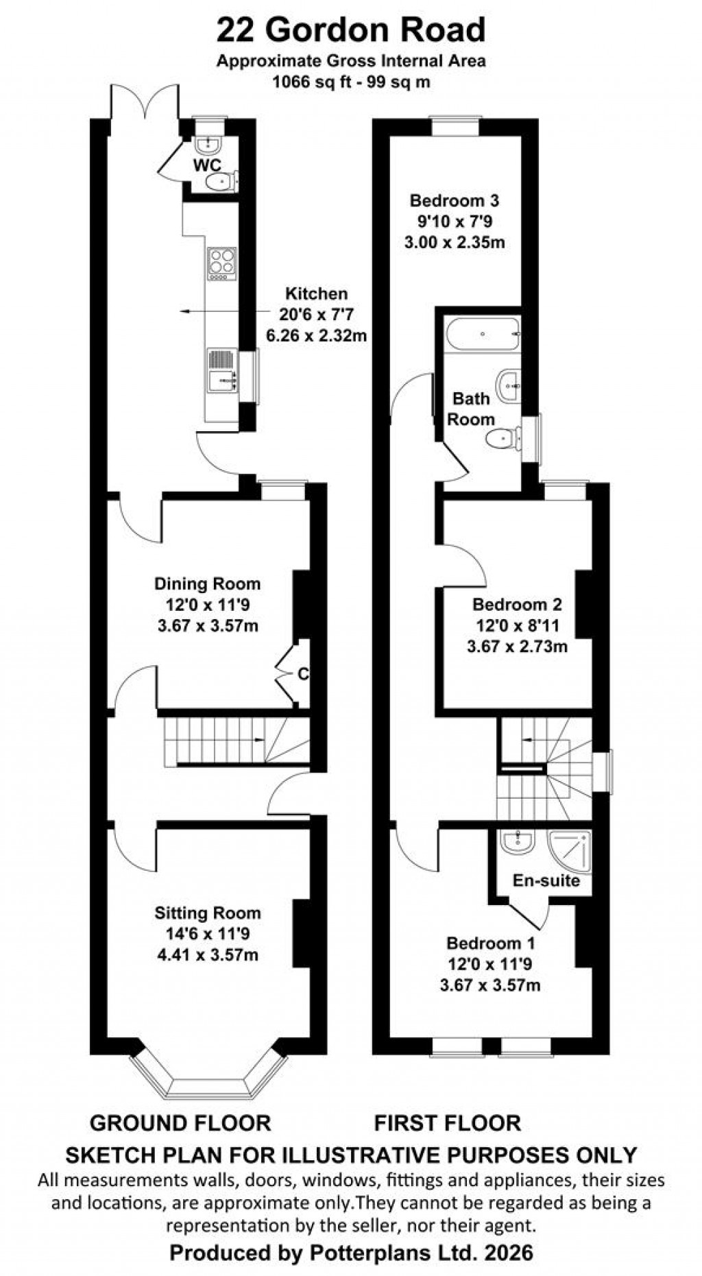 Floorplans For Cowes, Isle of Wight