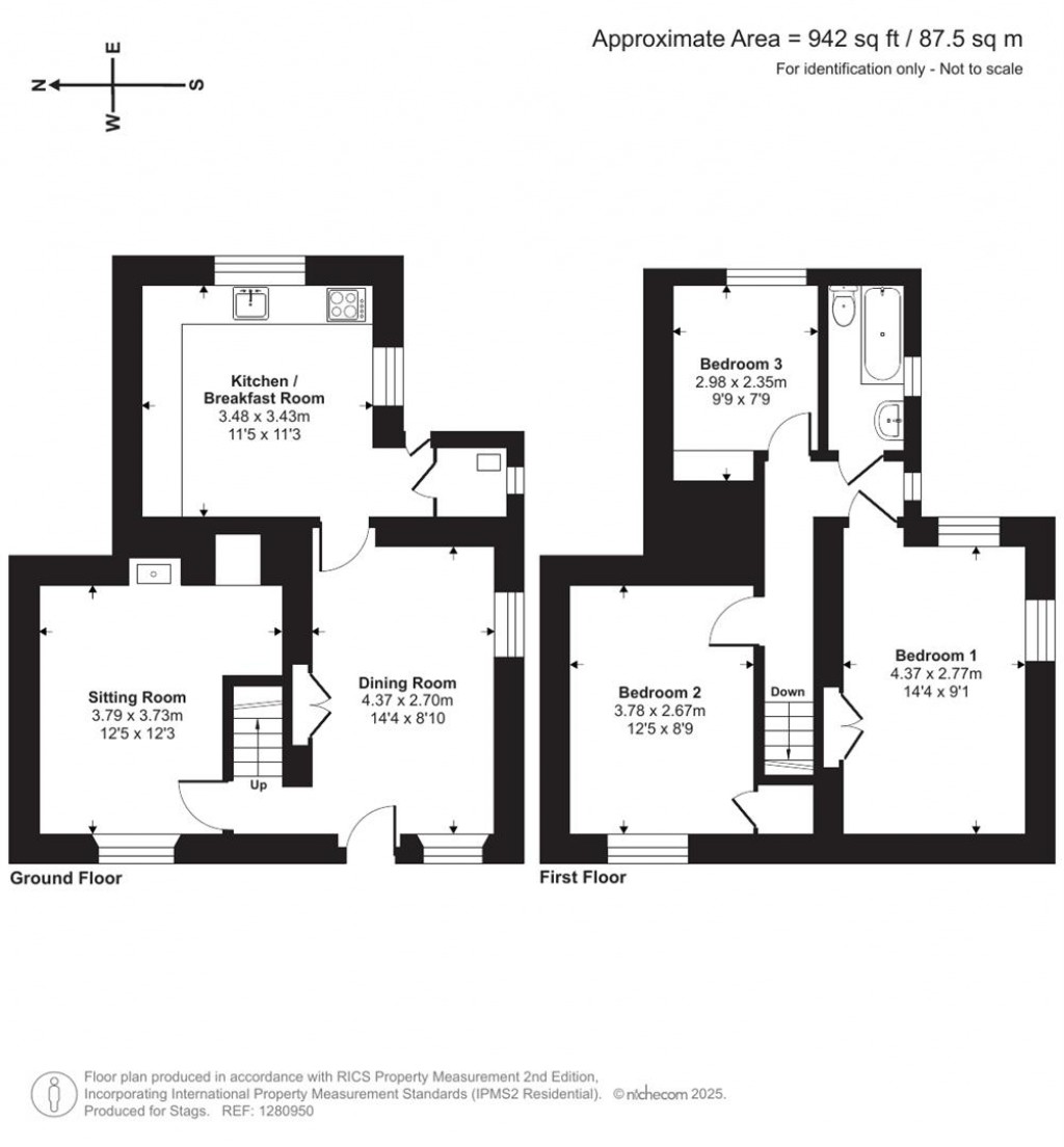 Floorplans For High Street, Exbourne, Okehampton