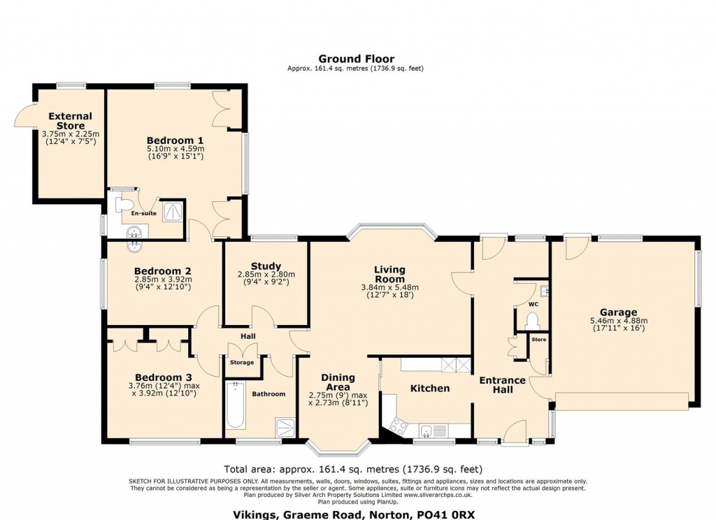 Floorplans For Graeme Road, Norton, Yarmouth, Isle of Wight