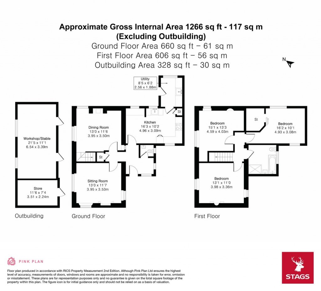 Floorplans For Wrigwell, Near Newton Abbot