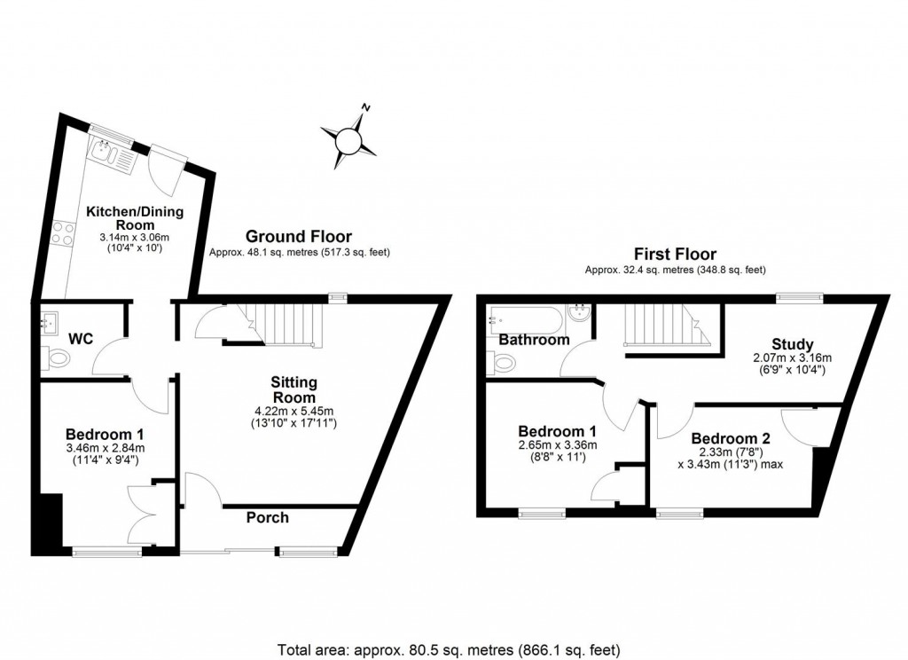 Floorplans For Teignmouth Road, Torquay