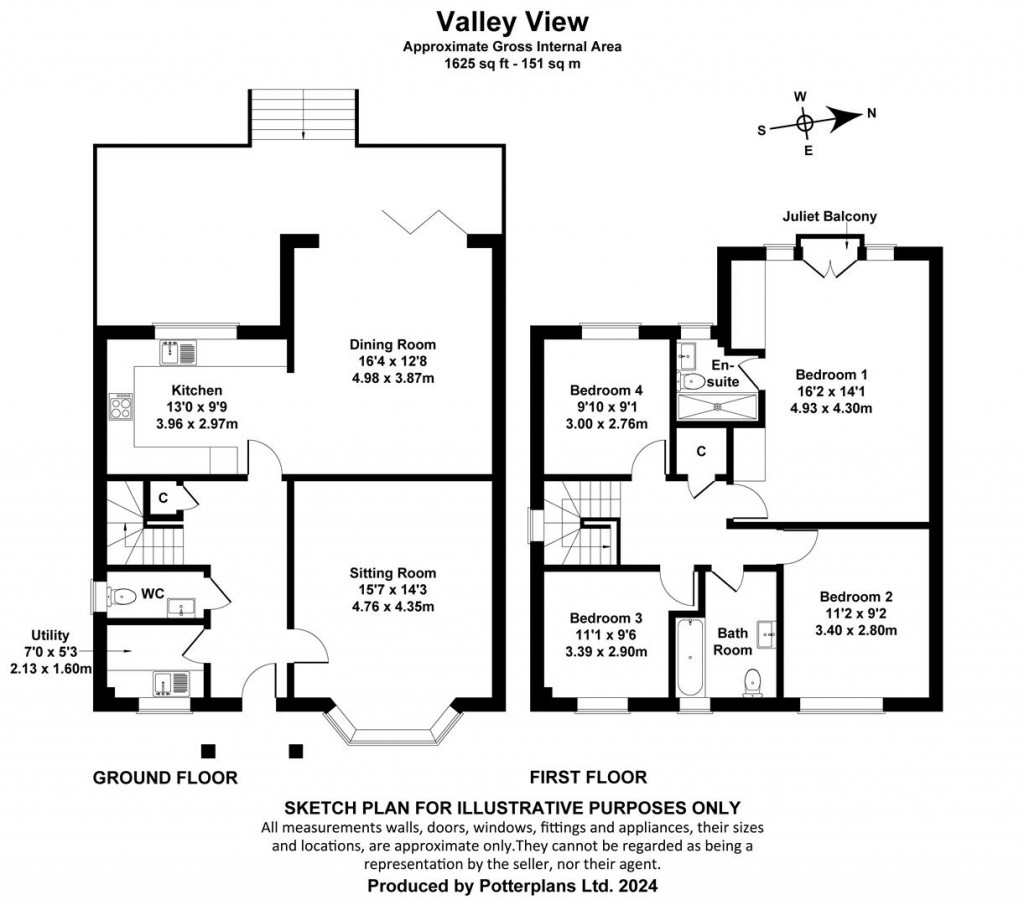 Floorplans For Nettlestone Village, Isle of Wight