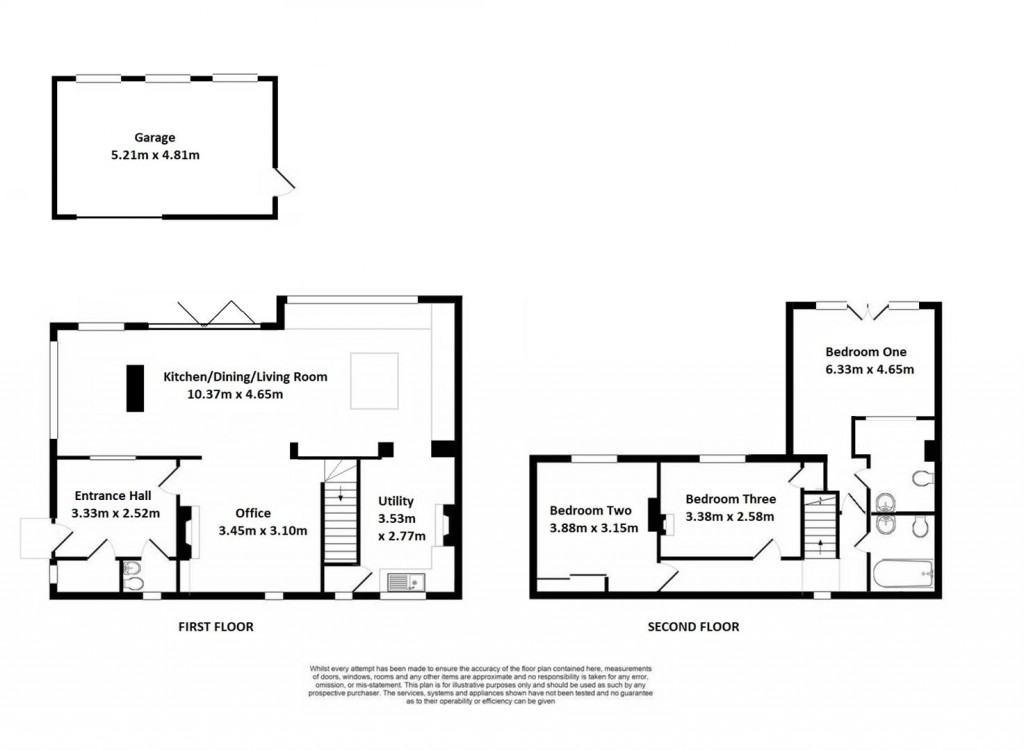 Floorplans For Pymore Lane, Dottery, Bridport