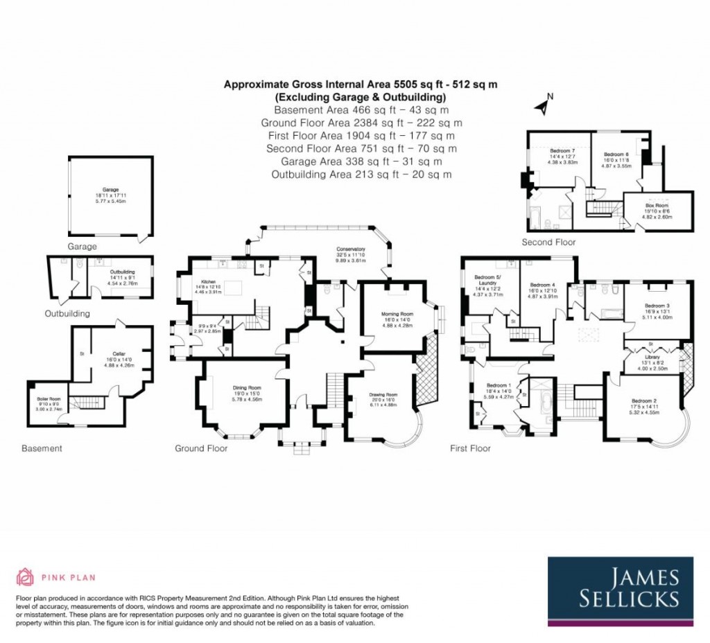 Floorplans For Elmfield Avenue, Stoneygate, Leicester