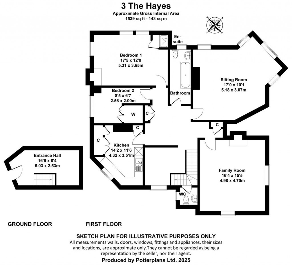 Floorplans For Cowes, Isle of Wight