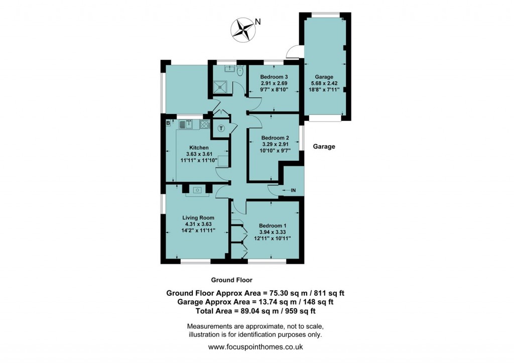 Floorplans For Elmscote Road, Banbury