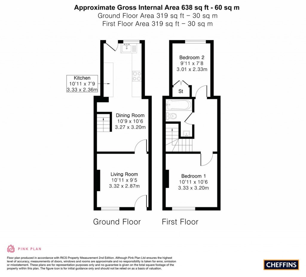 Floorplans For High Street, Chesterton, Cambridge