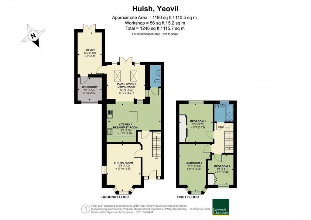 Floorplans For Huish, Yeovil