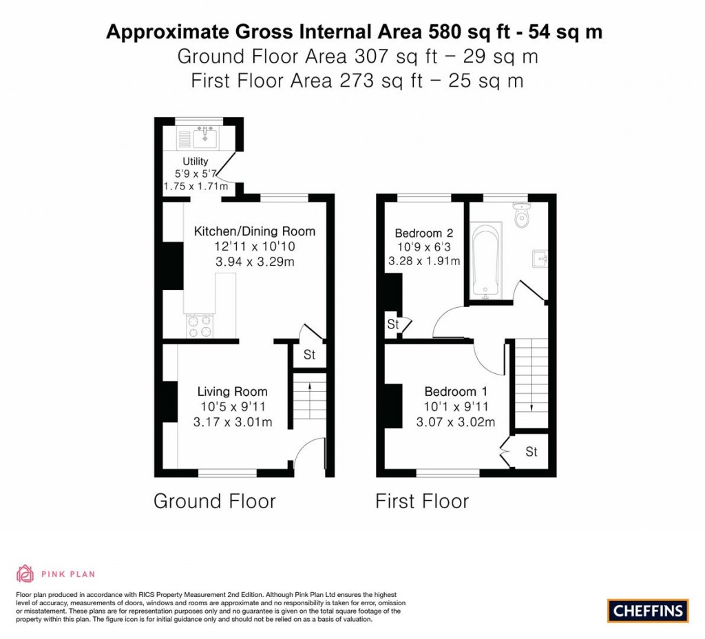 Floorplans For Crowland Road, Haverhill