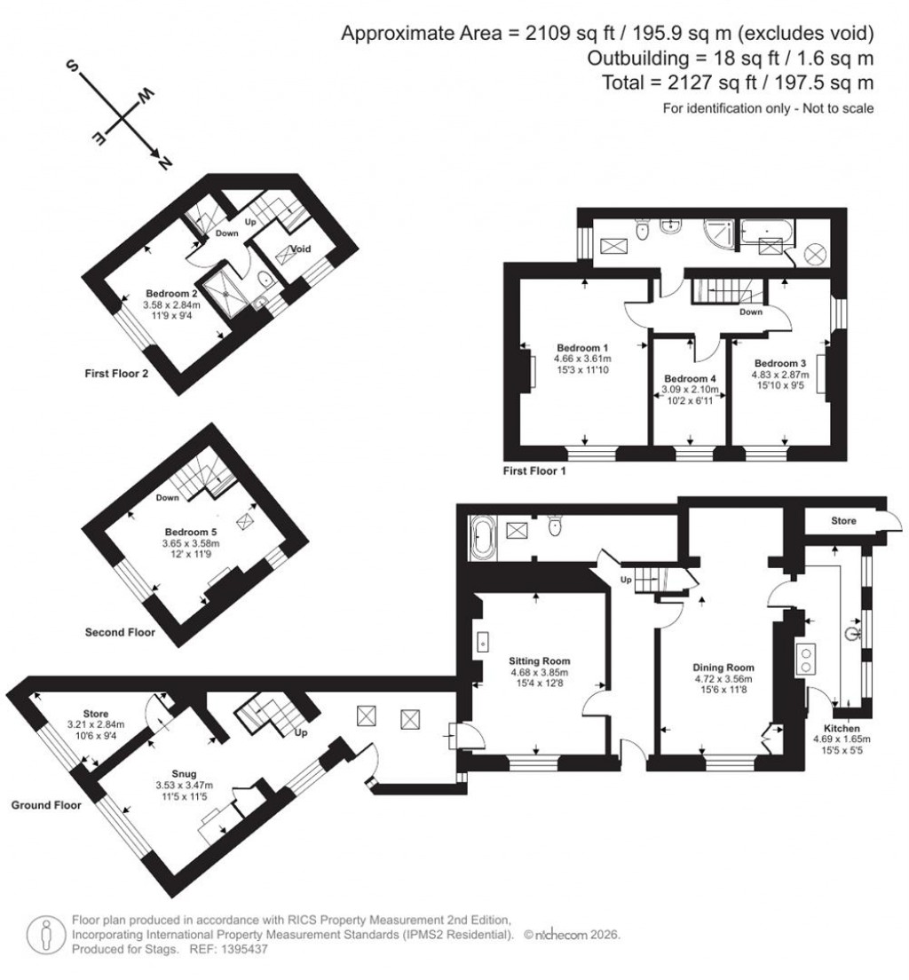 Floorplans For Back Road, Calstock