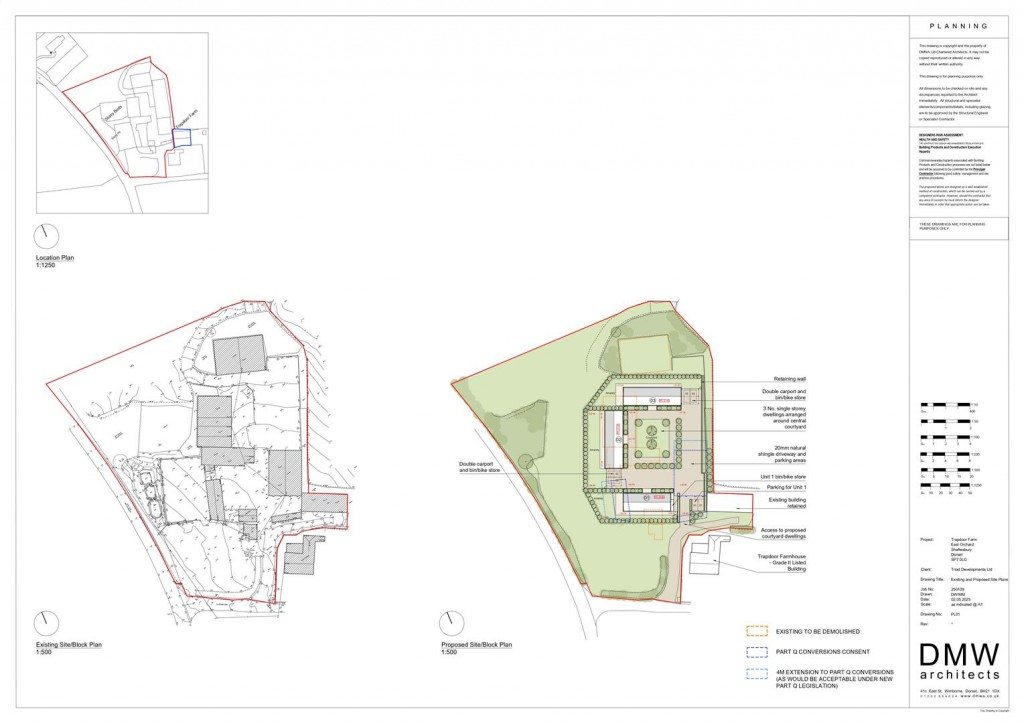 Floorplans For East Orchard, Shaftesbury