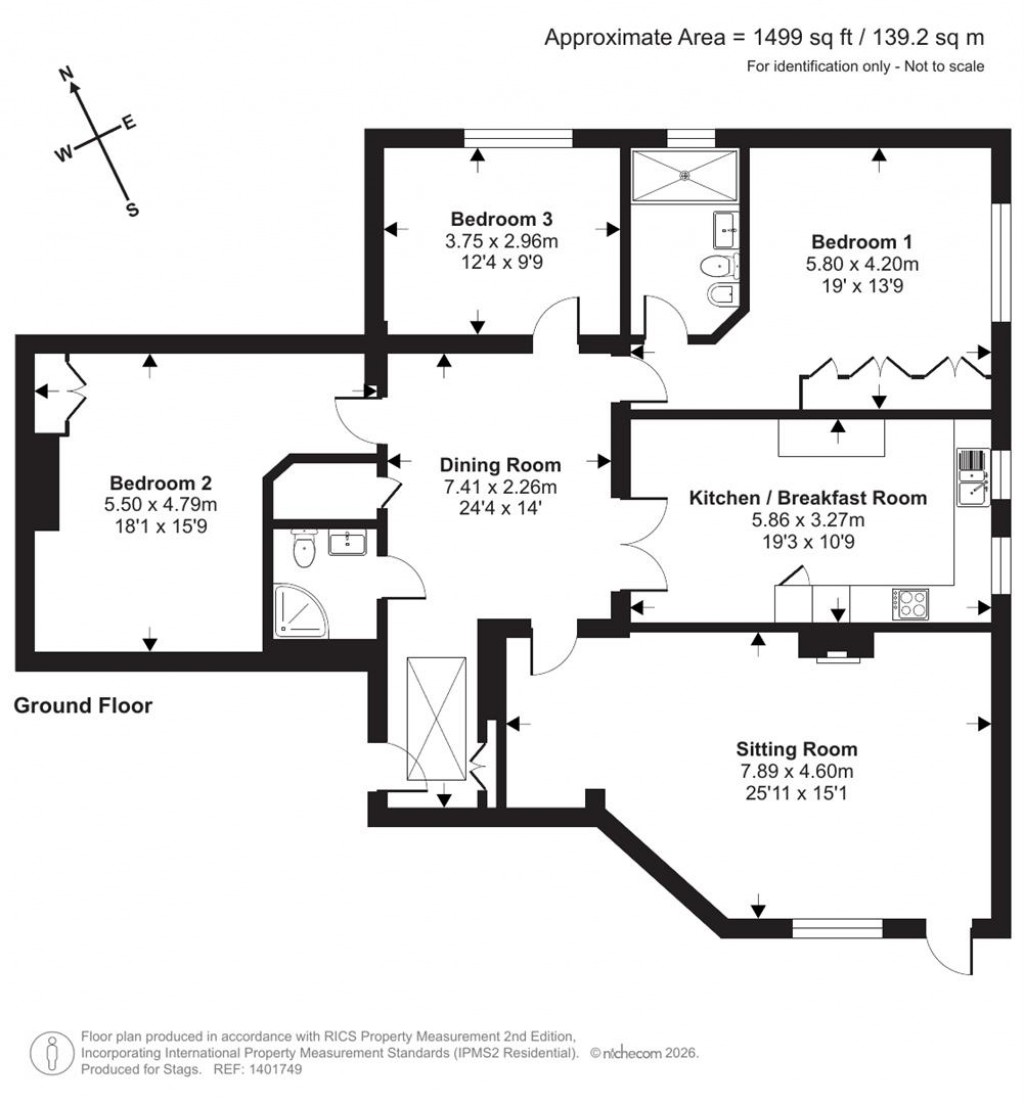 Floorplans For Lower Argyll Road, Exeter