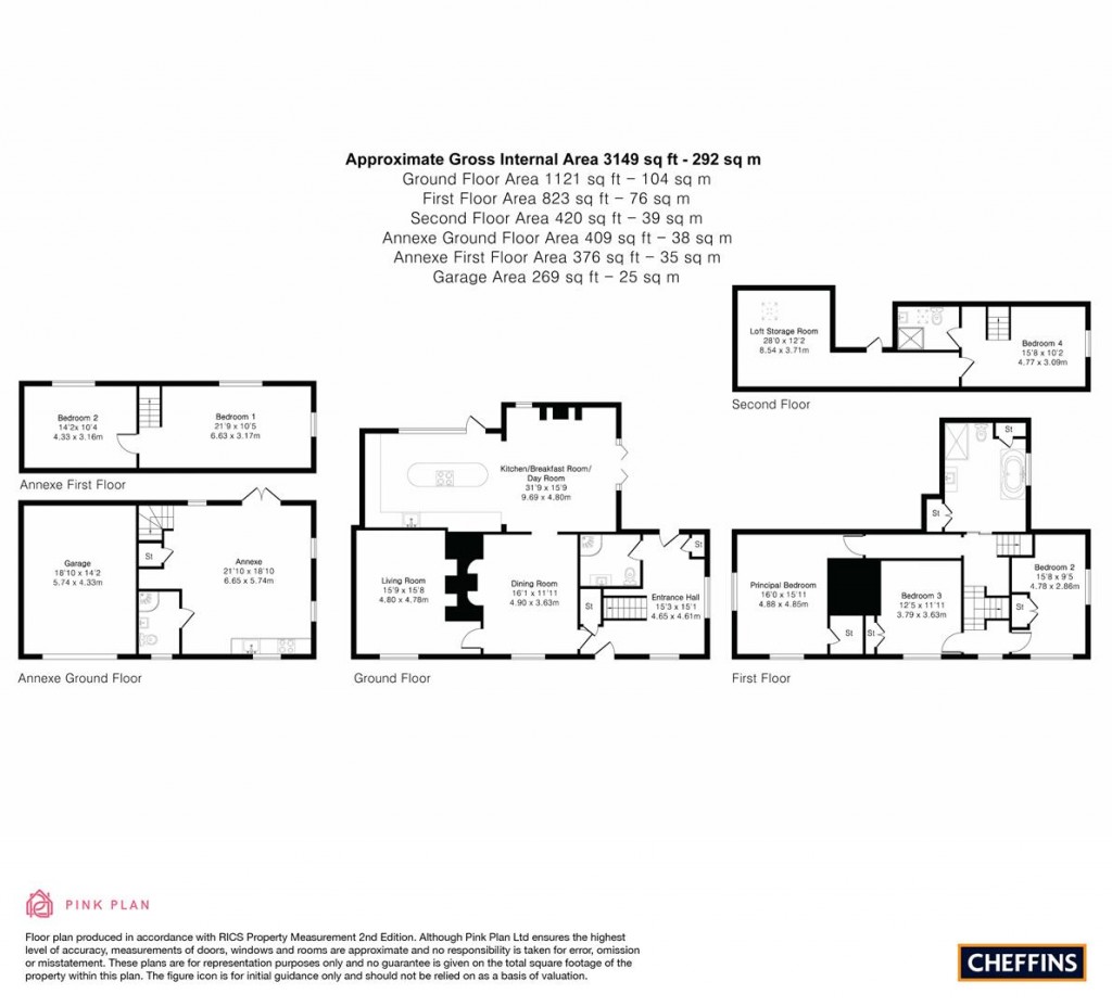 Floorplans For Cowlinge, Newmarket