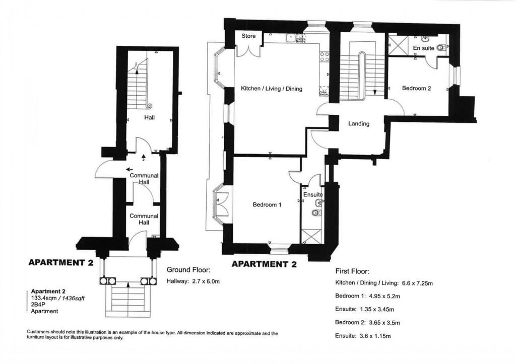Floorplans For Litchdon Street, Barnstaple