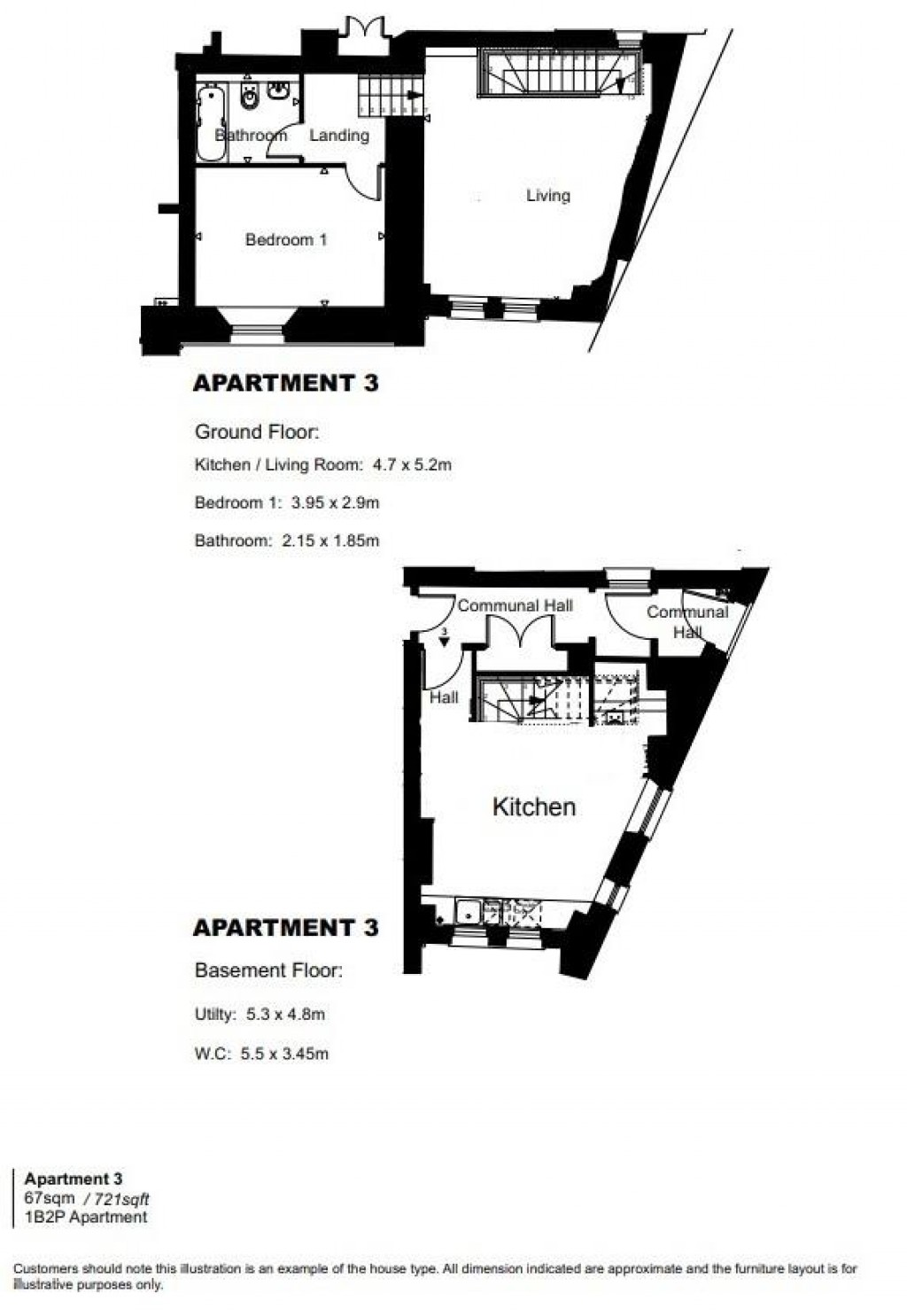 Floorplans For Litchdon Street, Barnstaple