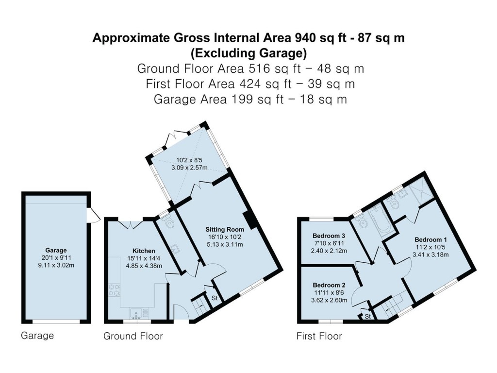 Floorplans For Brampton Grange Drive, Daventry, NN11