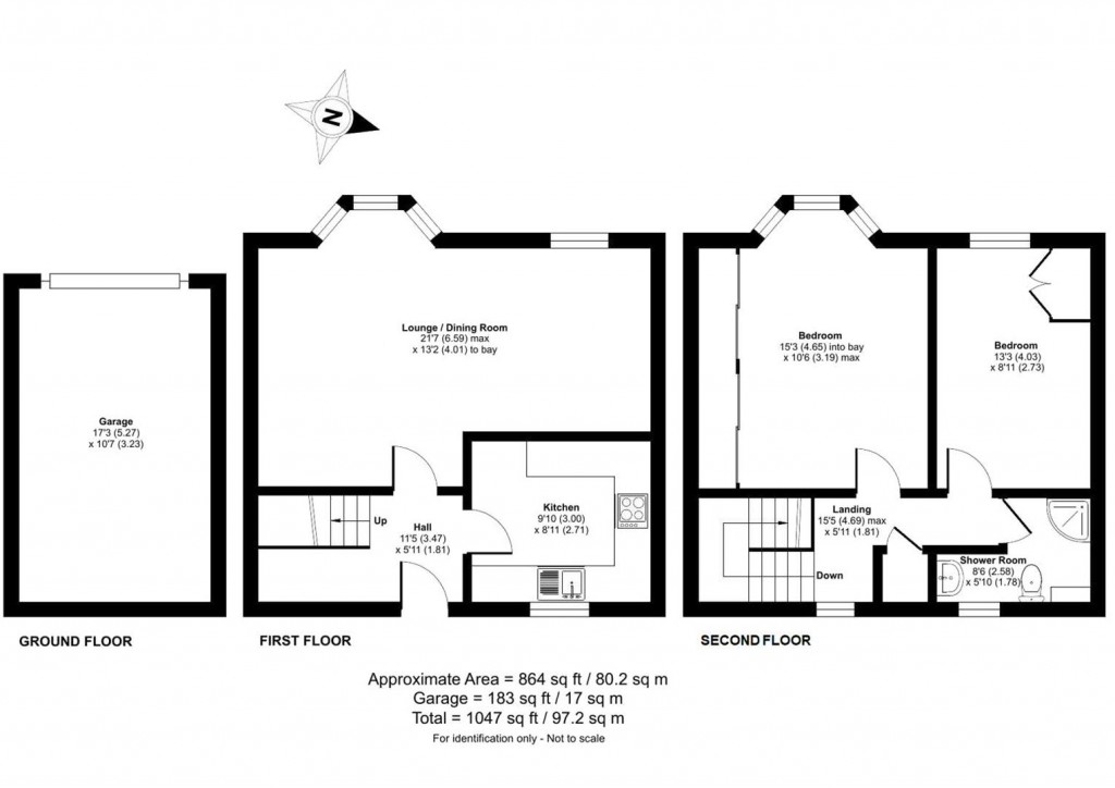 Floorplans For Church Street, Saffron Walden