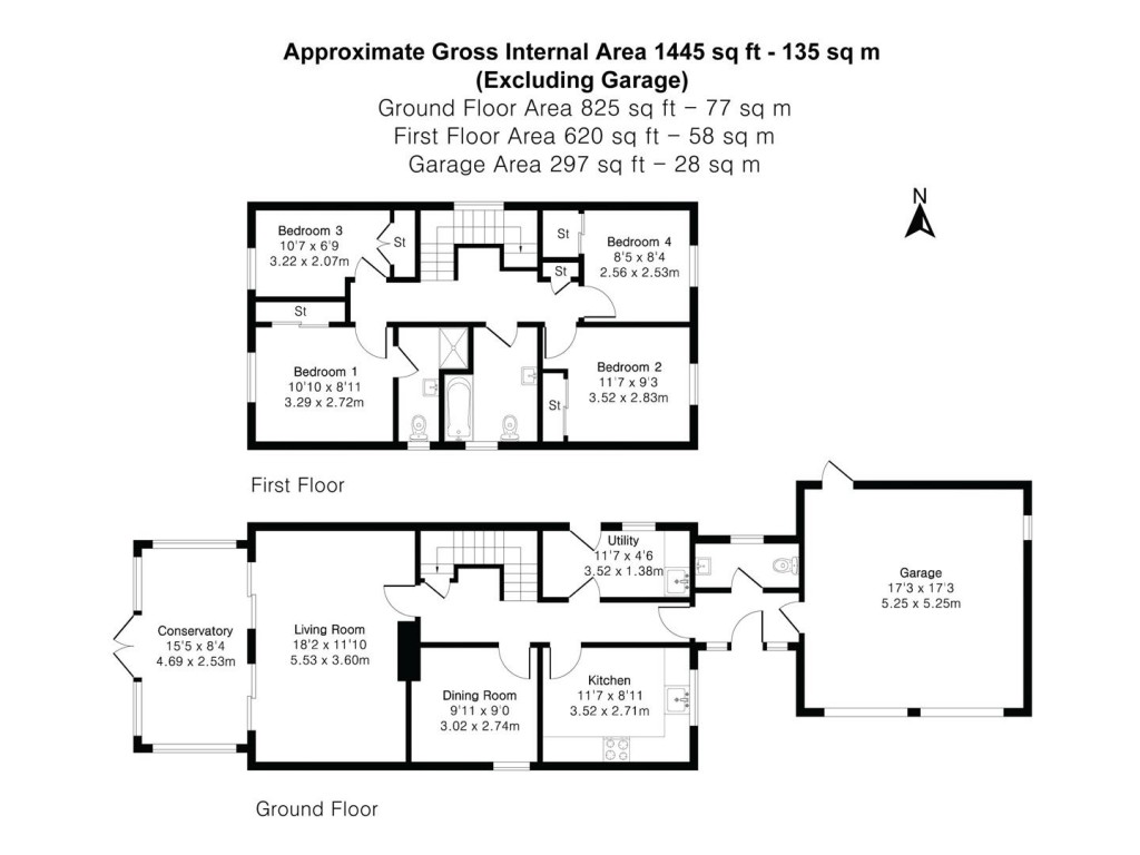 Floorplans For Thaxted Road, Saffron Walden