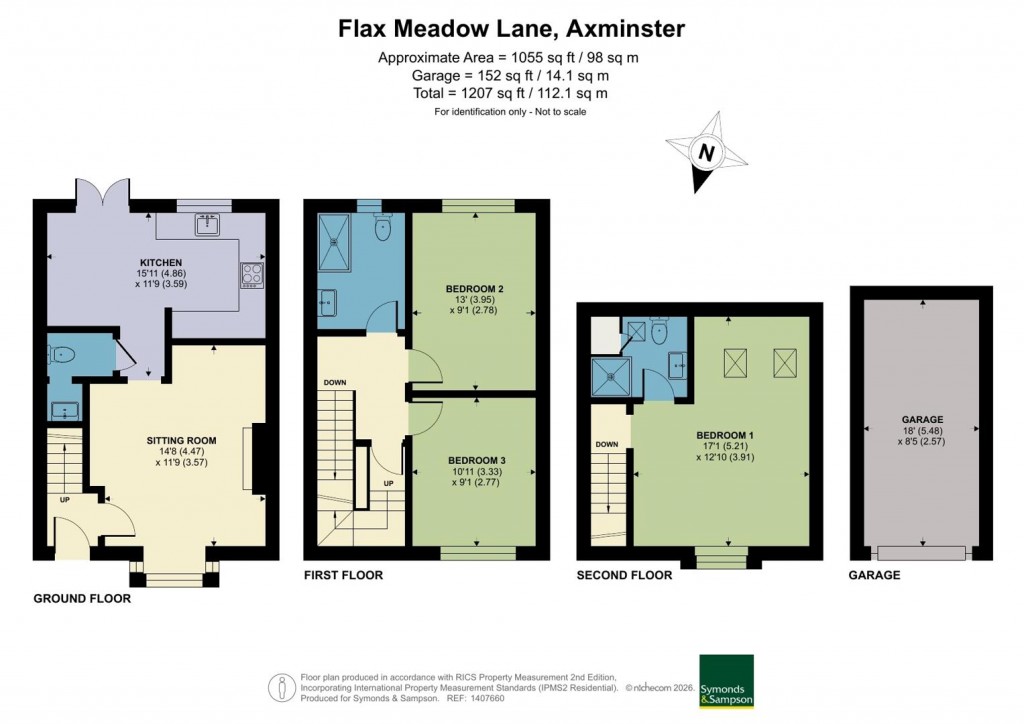 Floorplans For Flax Meadow Lane, Axminster