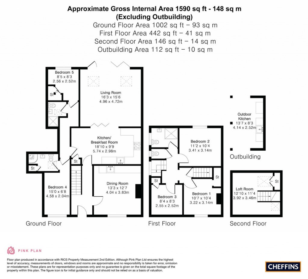 Floorplans For Birdwood Road, Cambridge