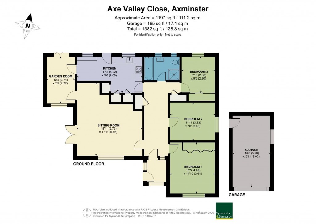 Floorplans For Axe Valley Close, Axminster