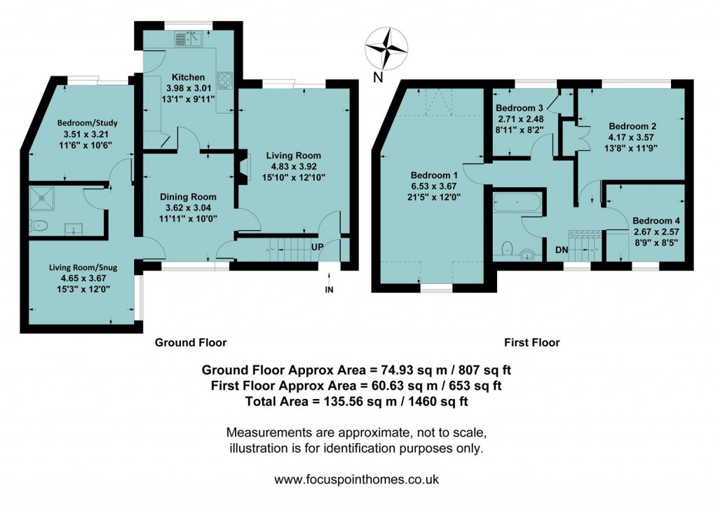 Floorplans For Hastings Close, Banbury - ground floor annexe