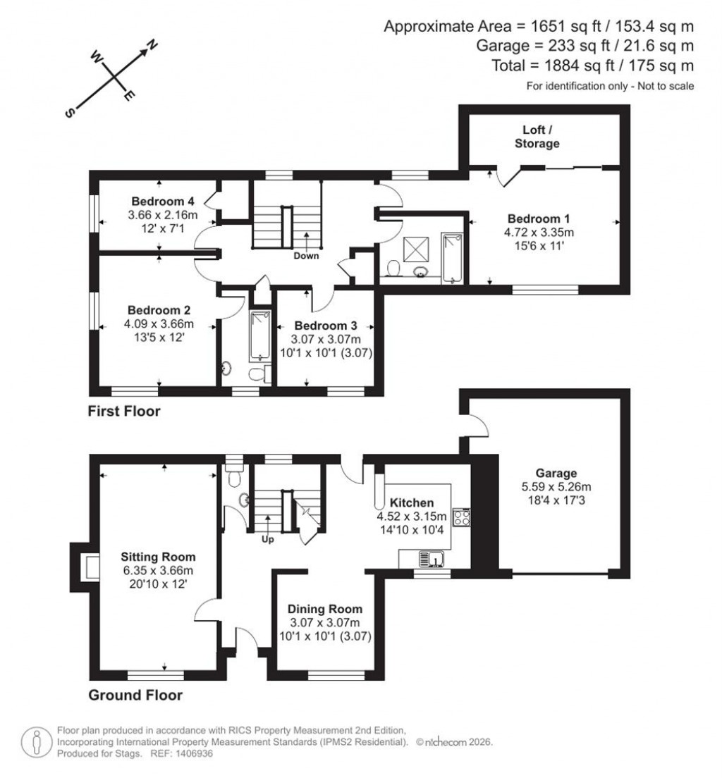 Floorplans For Church Hill Close, Blackawton