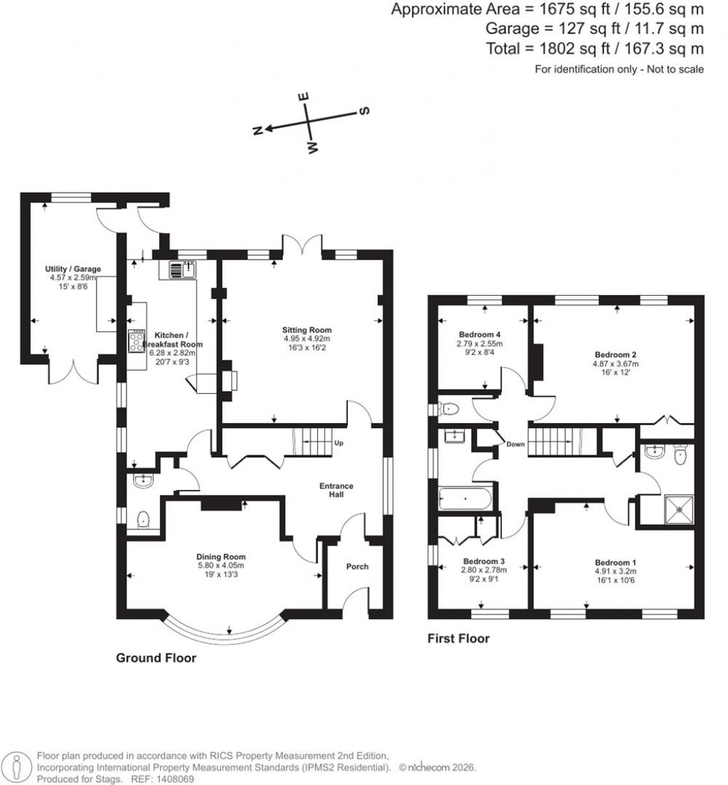 Floorplans For Lewis Road, Taunton