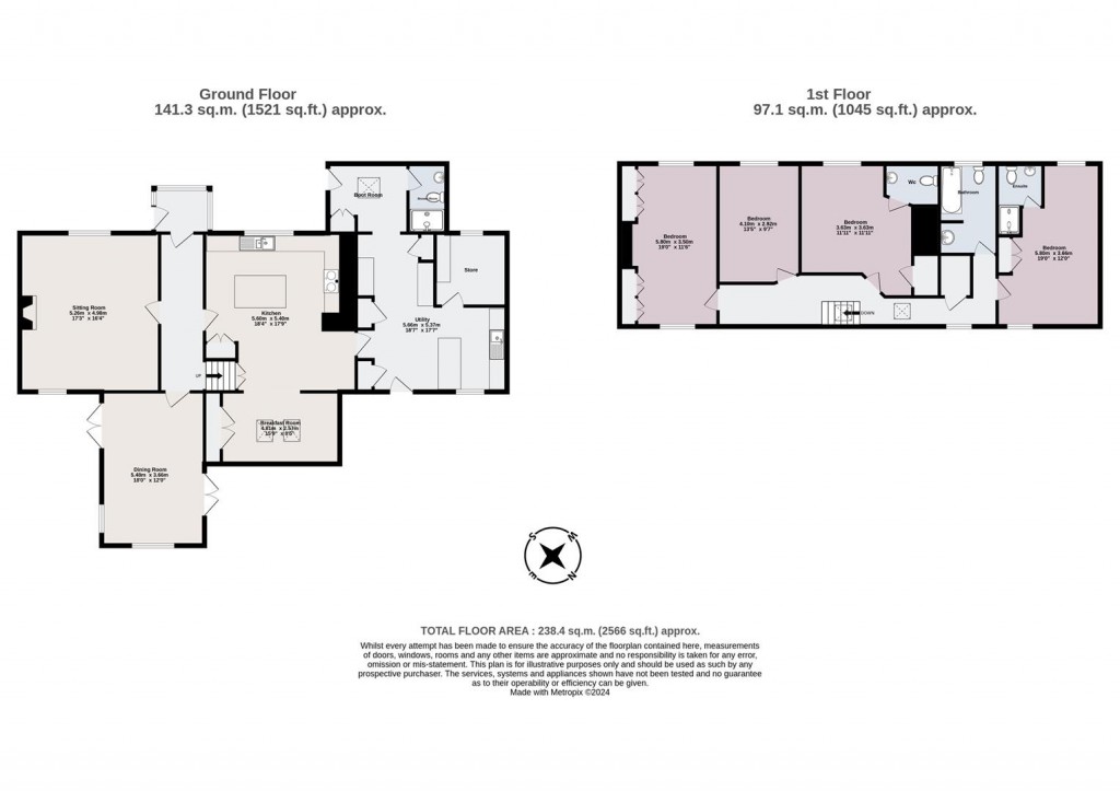 Floorplans For Upottery, Honiton