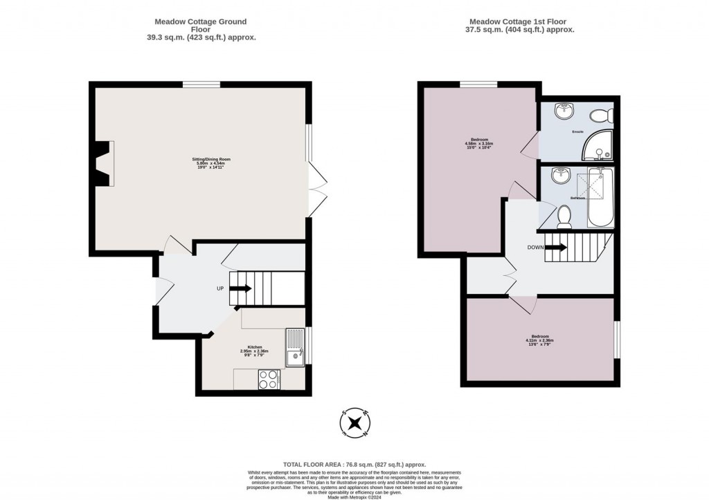Floorplans For Upottery, Honiton