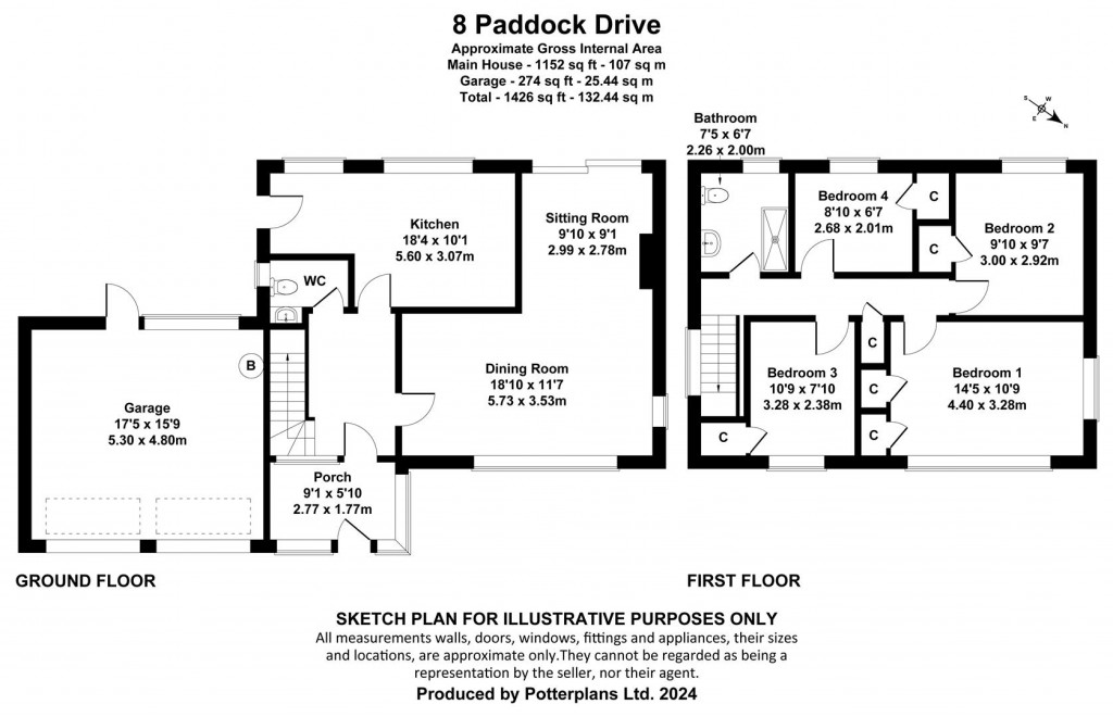 Floorplans For Bembridge, Isle of Wight