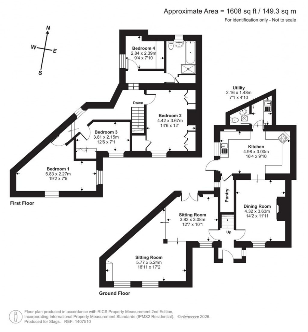 Floorplans For Lower Town, Sampford Peverell, Tiverton