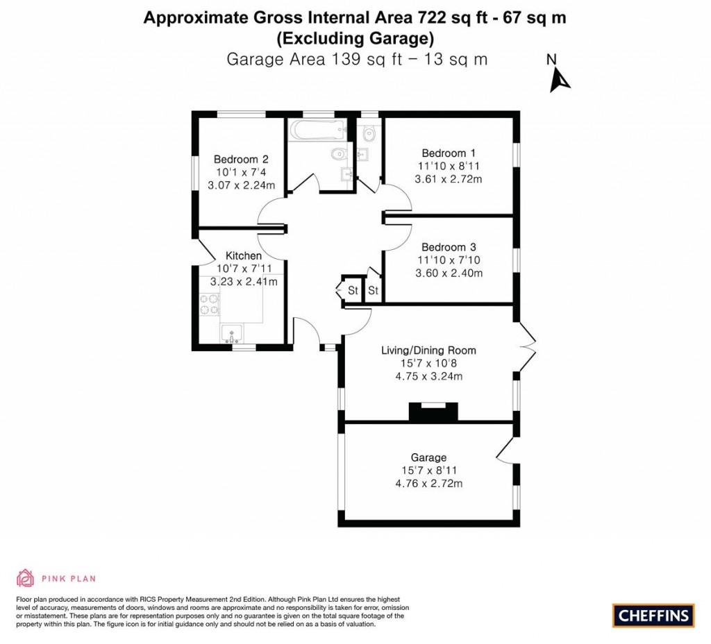 Floorplans For Old Hall Close, Steeple Bumpstead, Haverhill