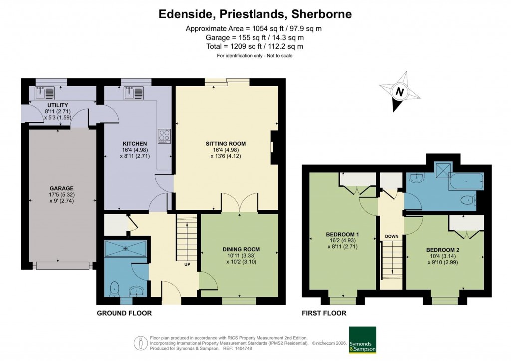 Floorplans For Priestlands, Sherborne, Dorset