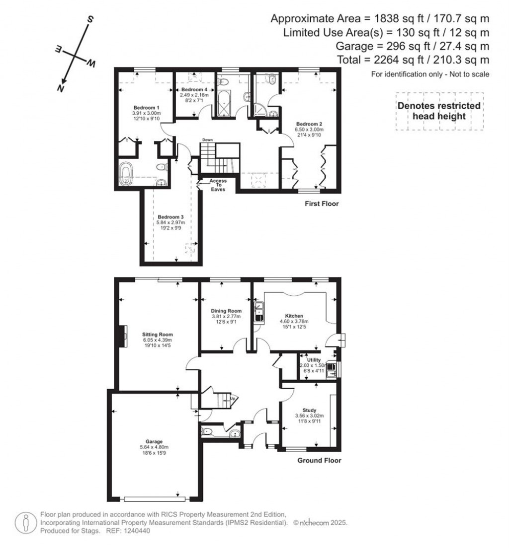 Floorplans For Parkham, Nr Bideford