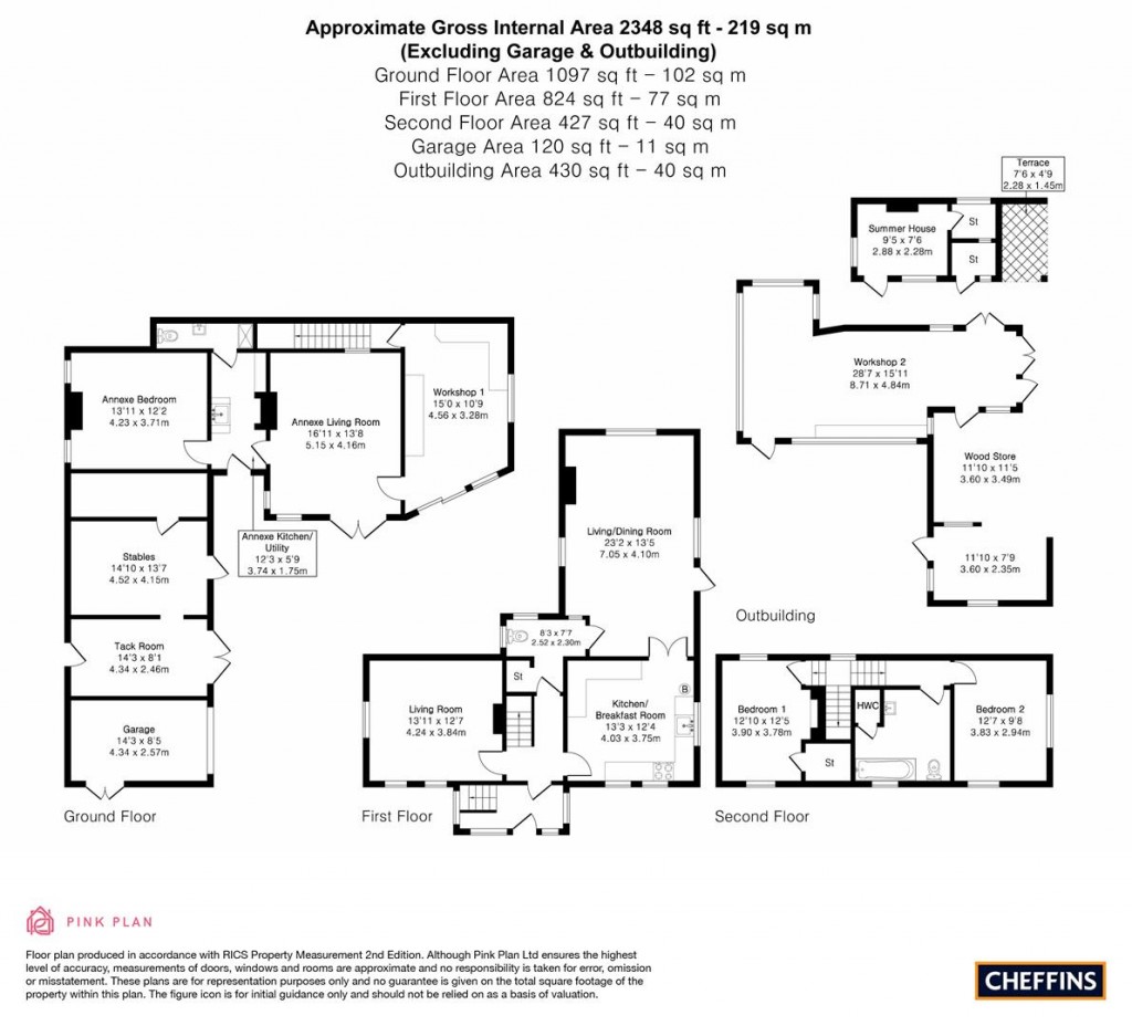 Floorplans For Granhams Road, Great Shelford, Cambridge