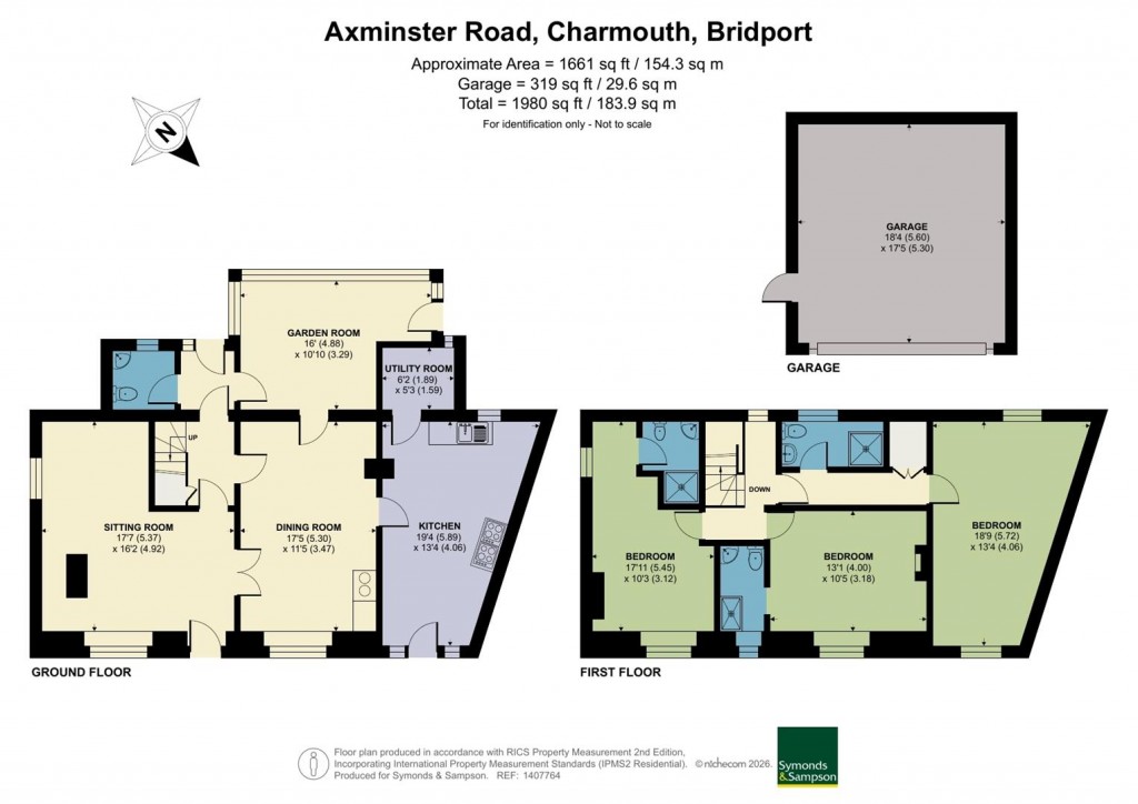 Floorplans For Axminster Road, Charmouth, Bridport