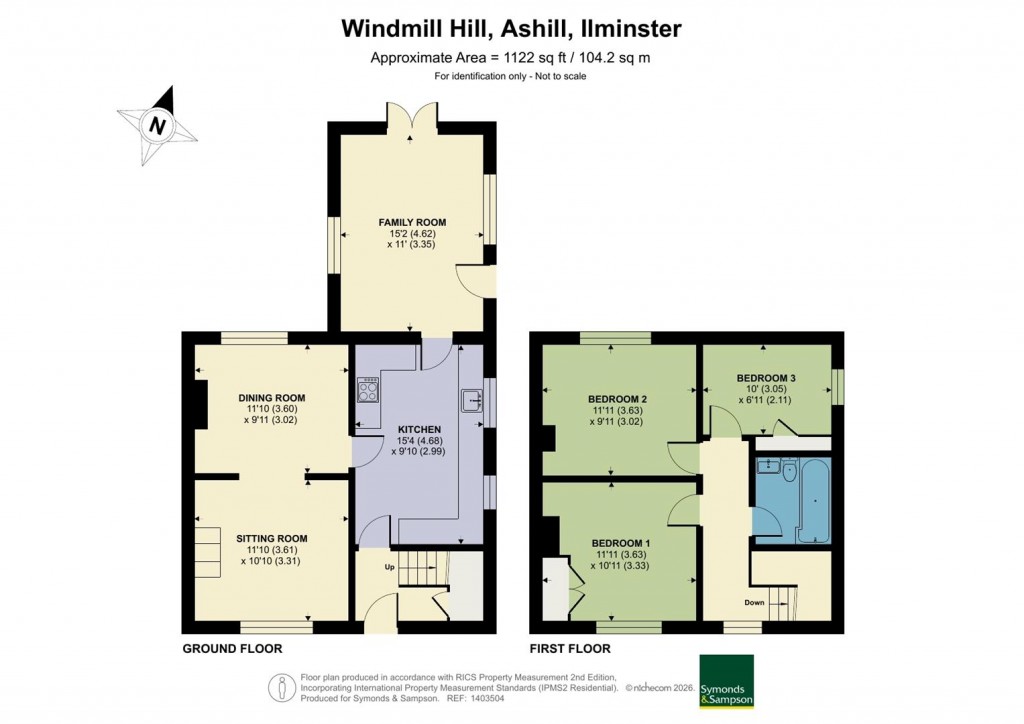 Floorplans For Windmill Hill, Ashill, Ilminster