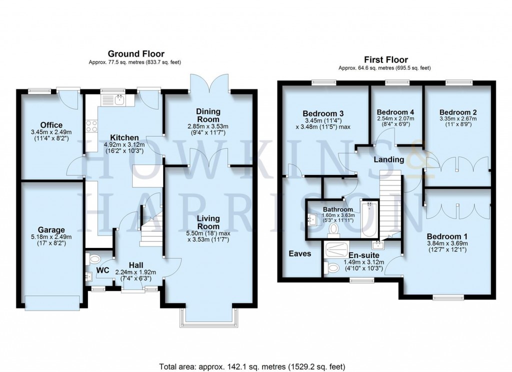 Floorplans For Mulberry Way, Hartshill, CV10