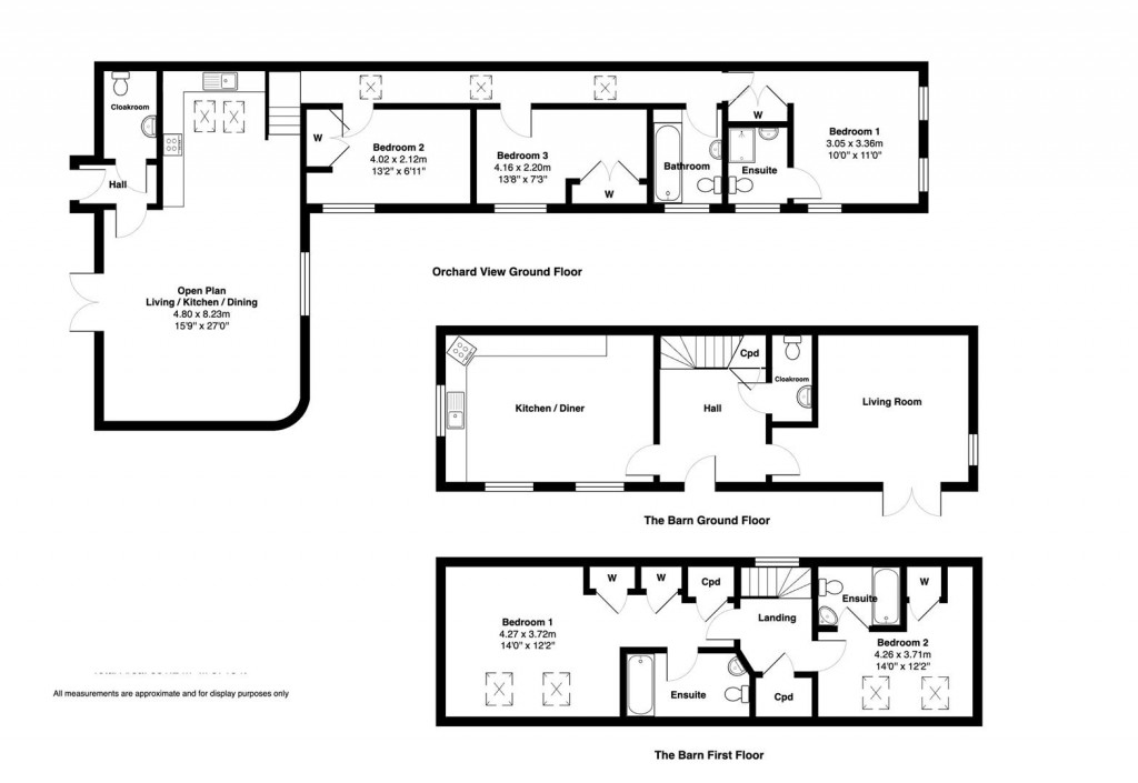 Floorplans For Plymtree, Cullompton