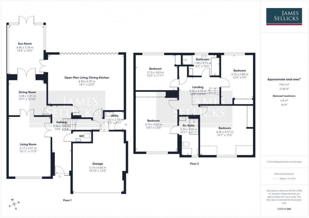 Floorplans For Hawthorne Close, Stretton Hall, Oadby, Leicestershire