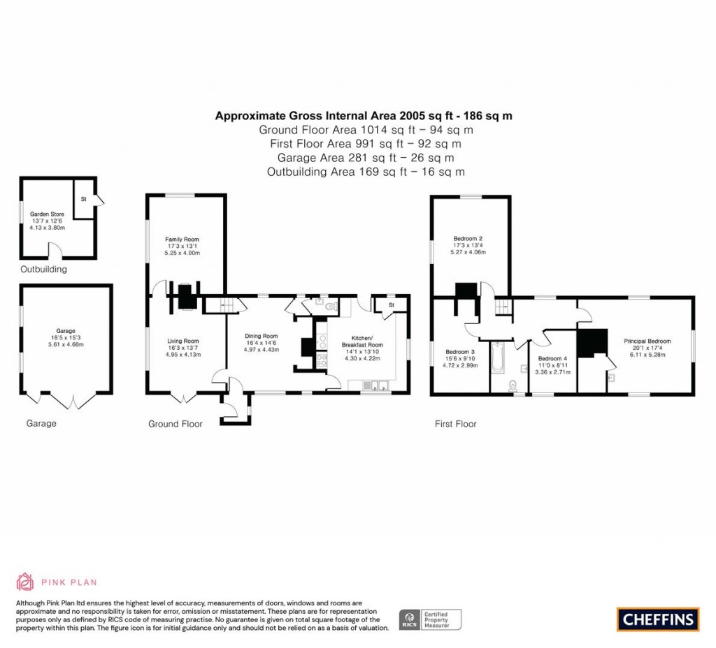 Floorplans For Burton End, West Wickham
