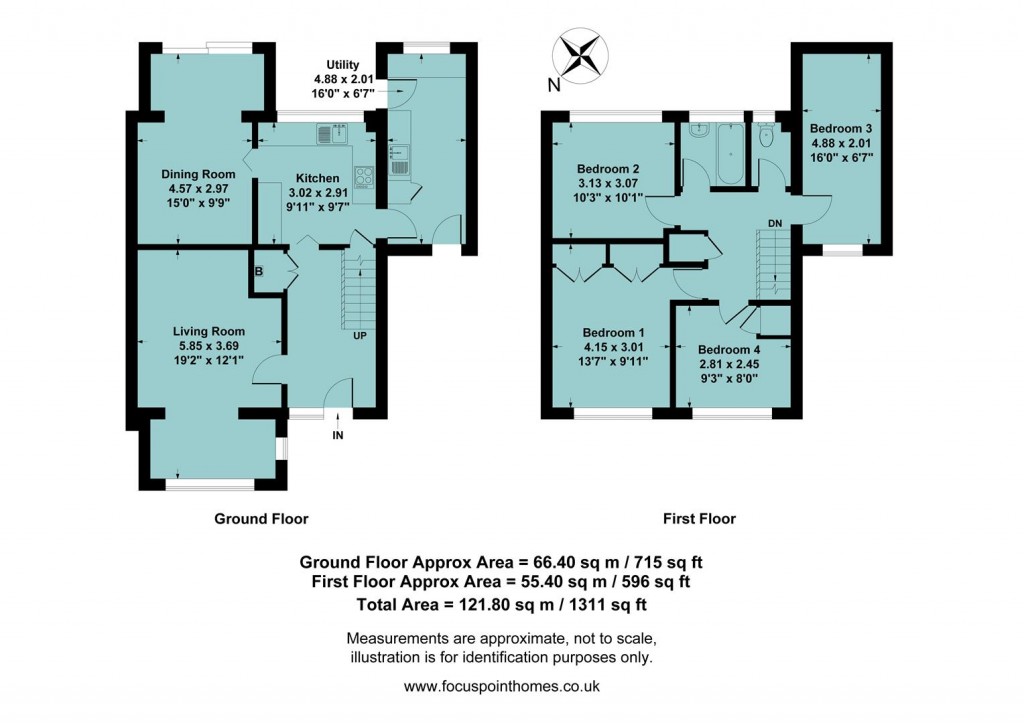 Floorplans For Wood End, Banbury