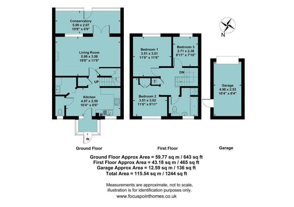 Floorplans For Harlech Close, Banbury