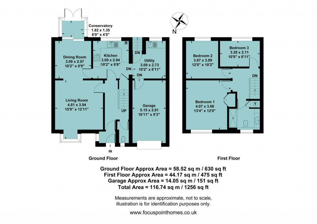 Floorplans For Foscote Rise, Banbury