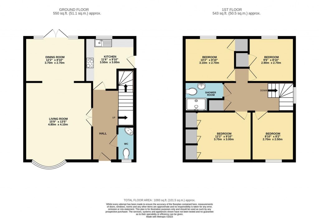Floorplans For The Glen, Basketts Lane, Yarmouth